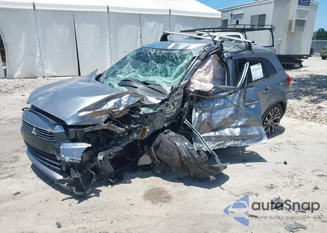 2017 Mitsubishi Outlander Sport 2.4 Se из США, поврежденный, VIN JA4AP3AW1HZ066028